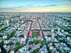 Buenos Aires, Argentina from above. Art Print